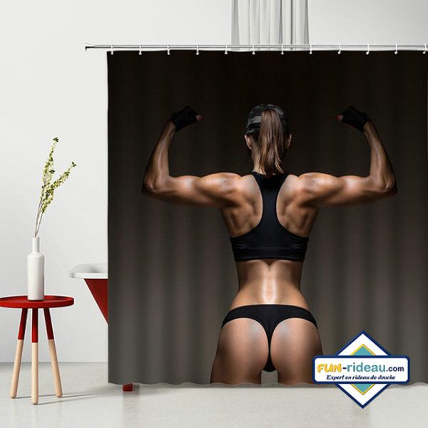 rideau de douche féminin