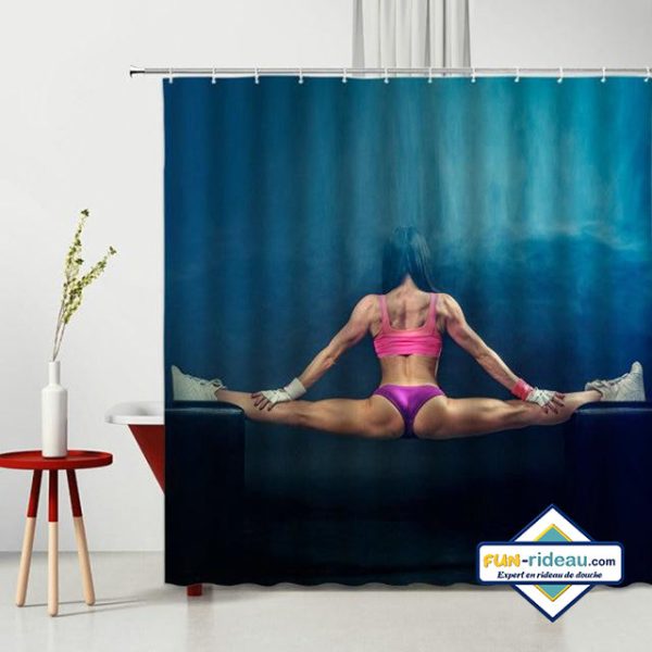 rideau de douche original grand ecart