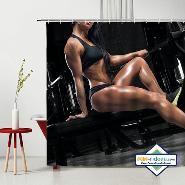 Rideau de Douche Plastique élégant