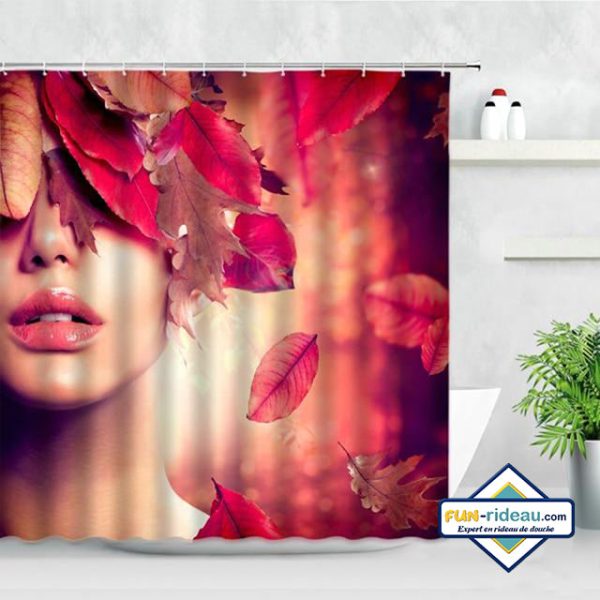 Rideau de Douche Original Femme automne