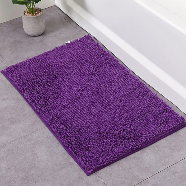 tapis de bain violet