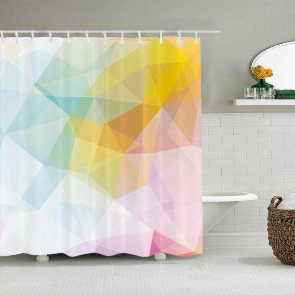 rideau de douche graphique