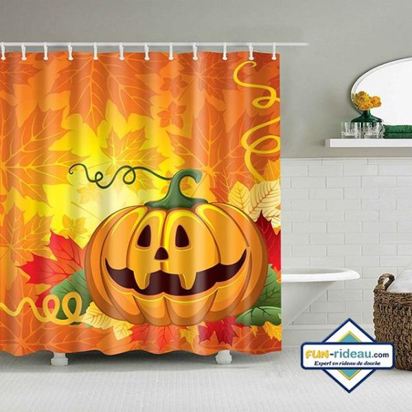 rideau de douche thème Halloween