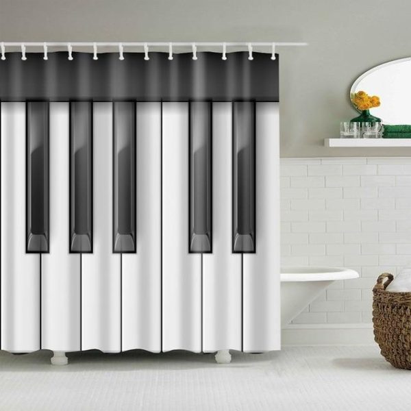 rideau de douche musical synthé