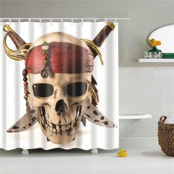 rideau de douche pirate