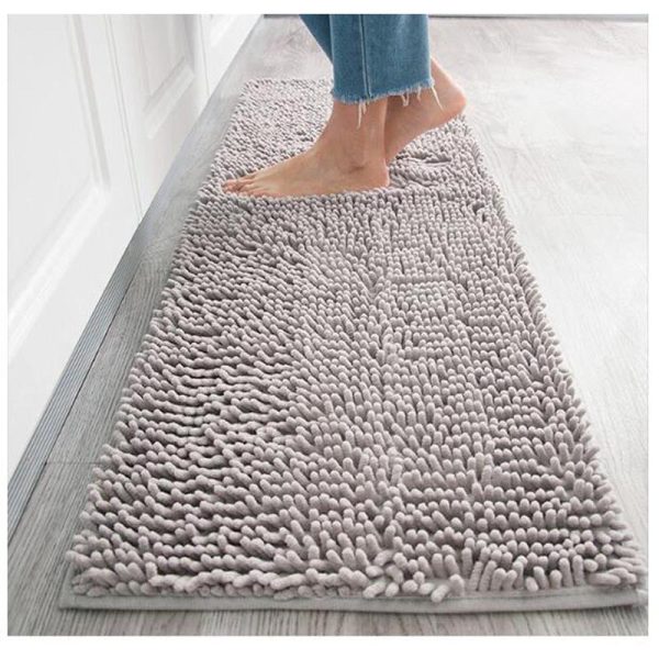 tapis de bain en chenille